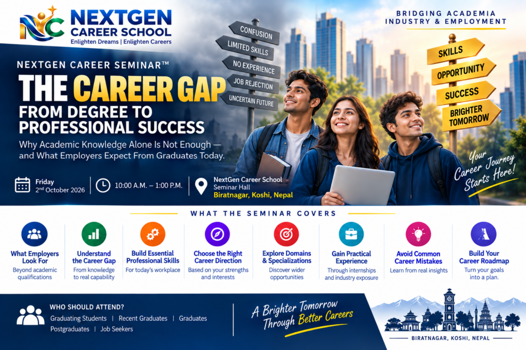THE CAREER GAP – From Degree to Professional Success